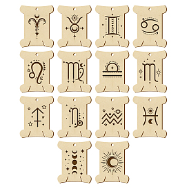 14шт 14 стиль фанерные доски для намотки ниток, для вышивания крестиком швейное ремесло