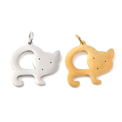 Вакуумное покрытие pvd 304 подвески из нержавеющей стали, с целью перехода в кольце, очарование лисы