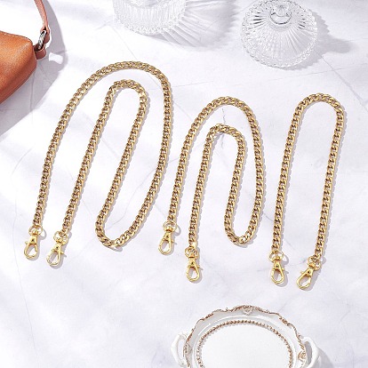 3 шт. 3 размеры 304 цепочки для сумочек из нержавеющей стали, Сплав с застежками
