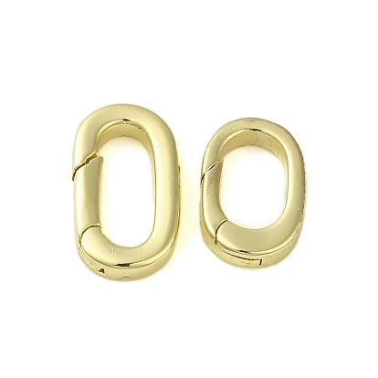 Латунные пружинные кольца, без кадмия, без никеля и без свинца, овальные