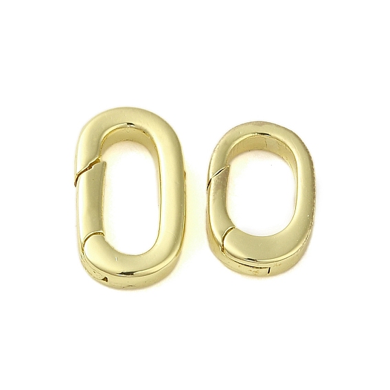 Латунные пружинные кольца, без кадмия, без никеля и без свинца, овальные