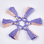 Polycotton(Polyester Cotton) Tassel Big Pendant Decorations, Two Tone