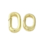 Латунные пружинные кольца, без кадмия, без никеля и без свинца, овальные