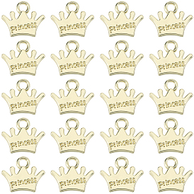 50подвески из сплава с гальванопокрытием, корона прелести