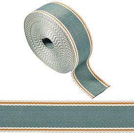 6.25 ярдов полосатых саржевых лент из поликоттона, для подарка украшения