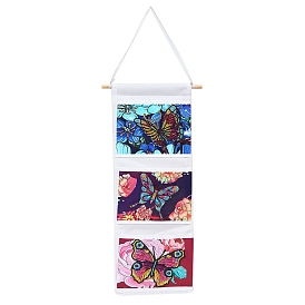 Creative Diamond Painting Hanging Storage Bag Set, Craft Storage Hanging Bag, Diamond Butterfly Style