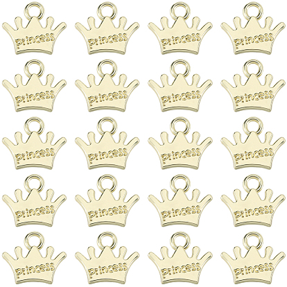 50подвески из сплава с гальванопокрытием, корона прелести