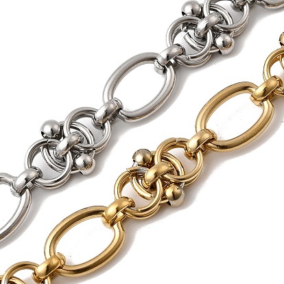 304 цепи овальные из нержавеющей стали, несварные, ионное покрытие (ip)