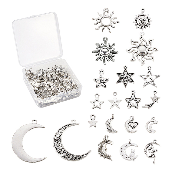 Сплавочные подвески тибетского стиля, разнообразные