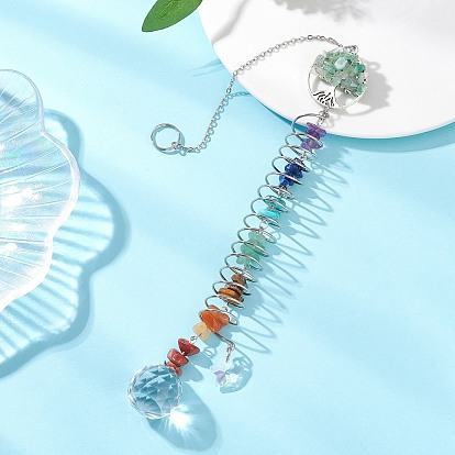 Подвеска-ловитель солнца из драгоценного стекла, создатель радуги, украшение сада и дома своими руками, дерево