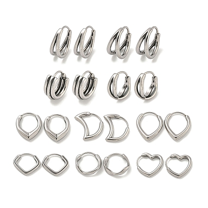 316 серьги-кольца из хирургической нержавеющей стали