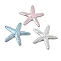 304 Stainless Steel with Enamel Big Pendants, Starfish Charms, Stainless Steel Color