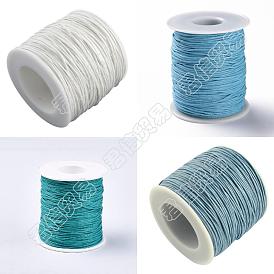 4 rollos 4 colores cordones de hilo de algodón encerado