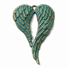 Tibetan Style Alloy Big Pendants, Wing