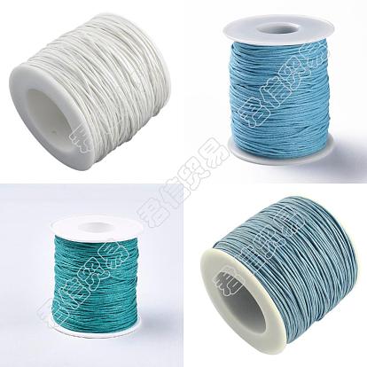 4 rollos 4 colores cordones de hilo de algodón encerado