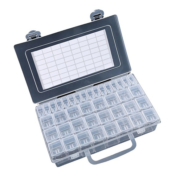 Съемные пластиковые контейнеры для шариков, ящик для хранения стразов для нейл-арта