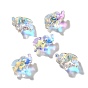 Стеклянные подвески, слон, AB цвет, граненые