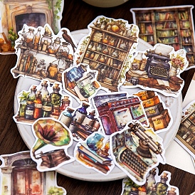30 Pcs Paper Adhesive Stickers Self-Adhesive Stickers, for DIY Photo Album, Diary Scrapbook Decoration
