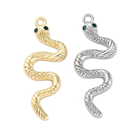 Латунные микро проложить кубического циркония подвески, без кадмия, без никеля и без свинца, змея