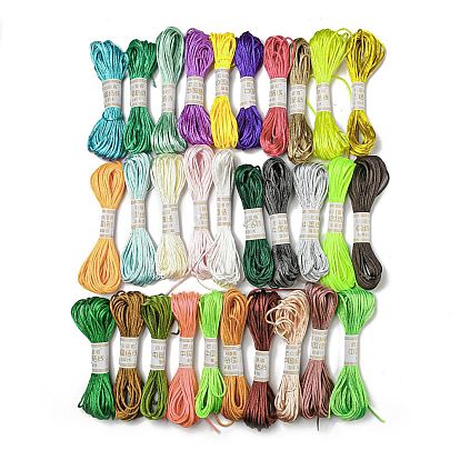 Нить для вышивания из полиэстера, нитки для вышивки крестом