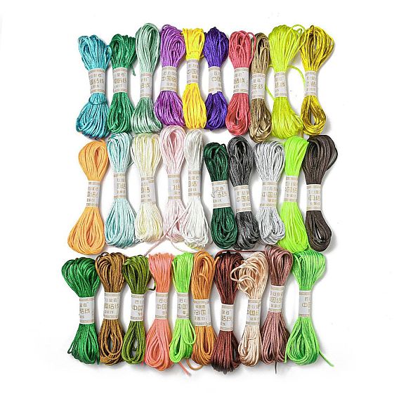 Нить для вышивания из полиэстера, нитки для вышивки крестом