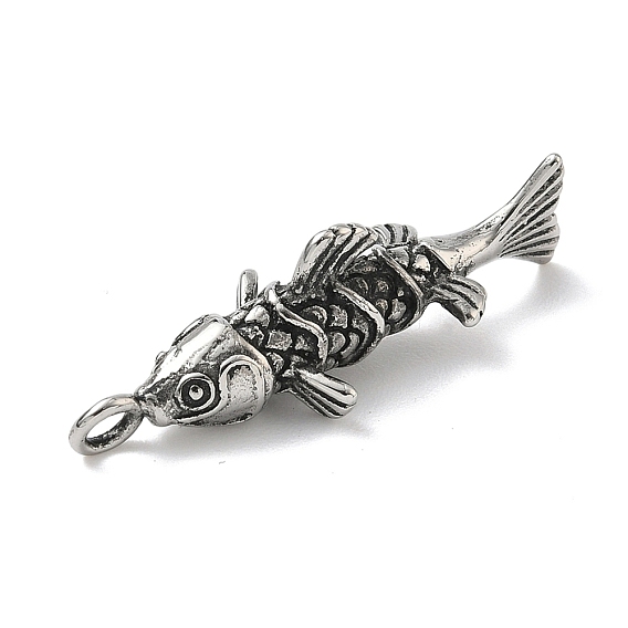 304 подвески из нержавеющей стали, рыба, ручная полировка