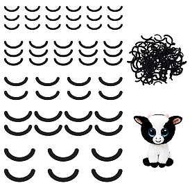 300 шт. 5 стили фетровые поделки, рот