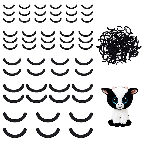 300 шт. 5 стили фетровые поделки, рот