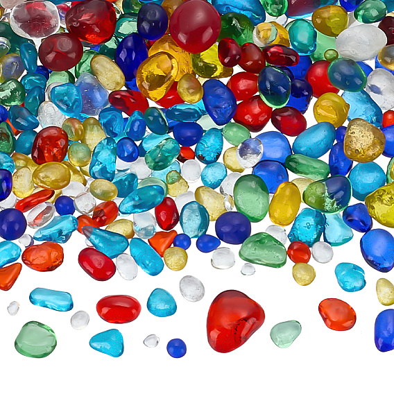 400g бусины ручной работы в технике лэмпворк, самородки, без отверстия 