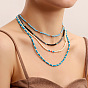 Sweet and Simple Beaded Choker Necklace for Women - French Style Jewelry with Cute Charm Pendant
