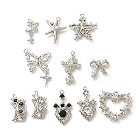 Alloy Pendants, Platinum Charms