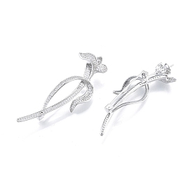 Брошь из латуни с прозрачным фианитом, булавка для лацкана, за половину пробурено бисера, без кадмия, без никеля и без свинца, Цветок жизни