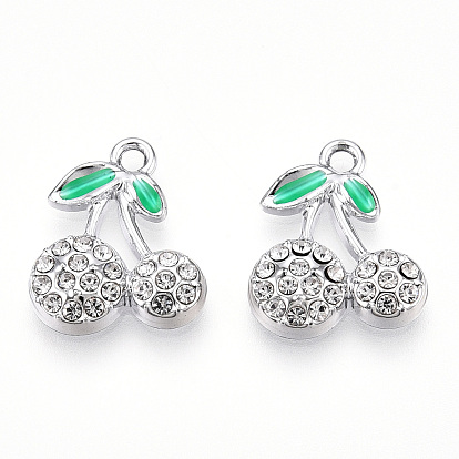 Стойки подвески обшивки сплава, со стразами, вишня