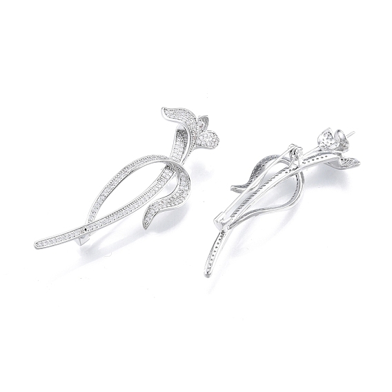 Брошь из латуни с прозрачным фианитом, булавка для лацкана, за половину пробурено бисера, без кадмия, без никеля и без свинца, Цветок жизни