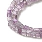 Natural Amethyst Beads Strands, Cube