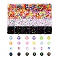 DIY-Schmuck machen Kits, 1349Stück flach rund mit Herz & Buchstaben Acrylperlen
