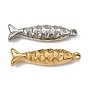 304 Stainless Steel Pendants, Fish Charms