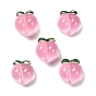 Transparent Resin Fruit Decoden Cabochons, 3D Peach