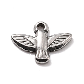 304 Stainless Steel Charms, Eagle
