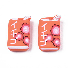 Opaque Resin Cabochons, Drink Bottle
