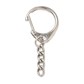 Сплава брелок застежки, Оснастка застежками, с бордюрами