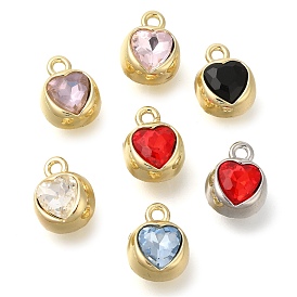 Стойки подвески обшивки сплава, со стразами, сердце