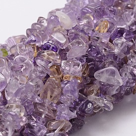 Natural Ametrine Chip Bead Strands