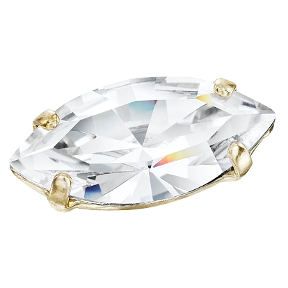 Пришивные чашки preciosa® maxima crystal, многожильных ссылки, чешский хрусталь, с настройками латуни, 719 39 026 наветт