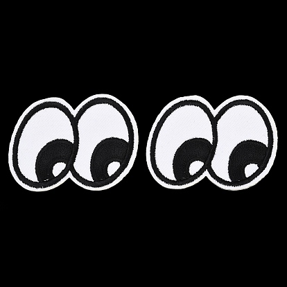 Полиэстер, компьютерная вышивка, нашивки, пришивные и приклеиваемые утюгом., глаз, аппликации нашивки