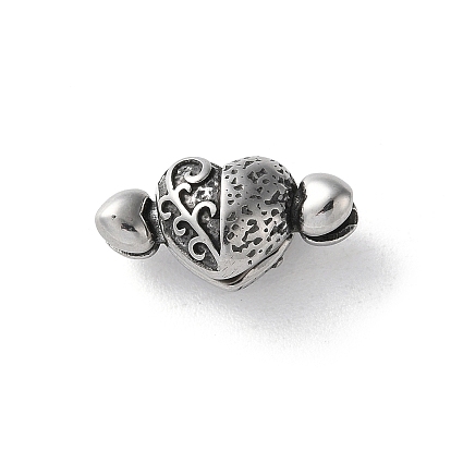 Магнитные застежки, нержавеющая сталь 316, сердце