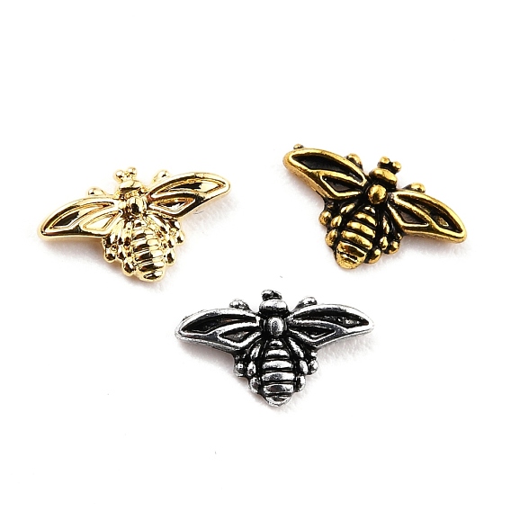 Alloy Cabochons, 3D Bee, Nail Art Decoration Accessories