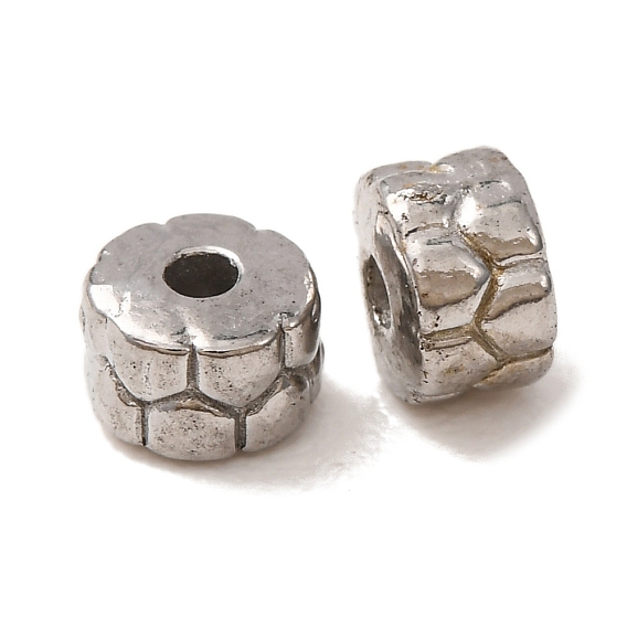 304 Stainless Steel Beads, Flat Round, Long-Lasting Plated, Add Color, Ion Plating(IP)