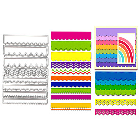 Углеродистая сталь разрезает трафареты, для diy scrapbooking, Фотоальбом, декоративная бумага для тиснения, цвет нержавеющей стали