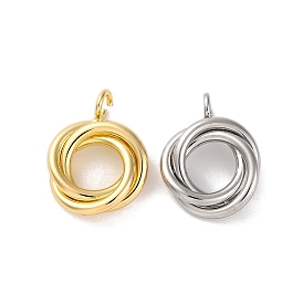 Ионное покрытие (ip) латунные подвески, без кадмия, без никеля и без свинца, круглые подвески